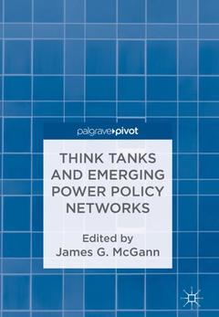 Couverture de l’ouvrage Think Tanks and Emerging Power Policy Networks