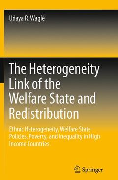 Couverture de l’ouvrage The Heterogeneity Link of the Welfare State and Redistribution