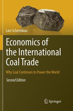 Couverture de l’ouvrage Economics of the International Coal Trade