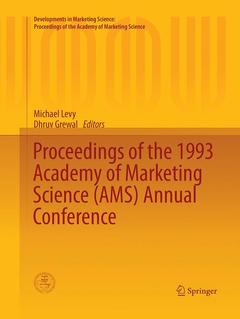 Couverture de l’ouvrage Proceedings of the 1993 Academy of Marketing Science (AMS) Annual Conference