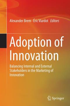 Couverture de l’ouvrage Adoption of Innovation