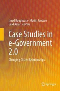 Couverture de l’ouvrage Case Studies in e-Government 2.0
