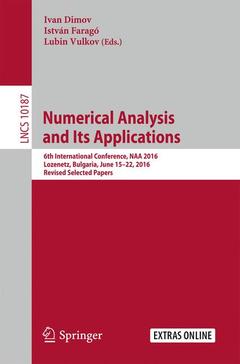 Couverture de l’ouvrage Numerical Analysis and Its Applications