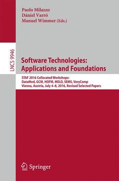Couverture de l’ouvrage Software Technologies: Applications and Foundations
