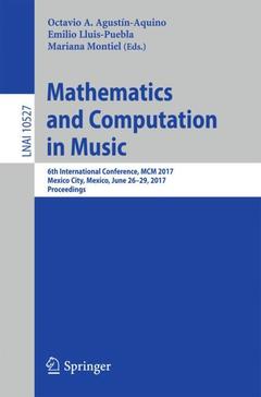 Couverture de l’ouvrage Mathematics and Computation in Music