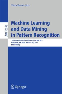 Couverture de l’ouvrage Machine Learning and Data Mining in Pattern Recognition