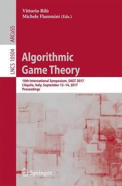 Cover of the book Algorithmic Game Theory