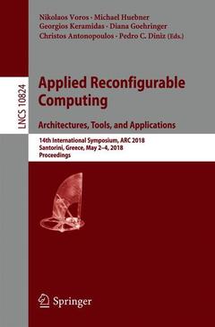 Cover of the book Applied Reconfigurable Computing. Architectures, Tools, and Applications