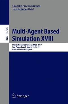 Couverture de l’ouvrage Multi-Agent Based Simulation XVIII