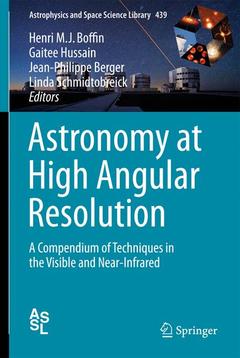 Couverture de l’ouvrage Astronomy at High Angular Resolution