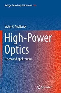 Couverture de l’ouvrage High-Power Optics