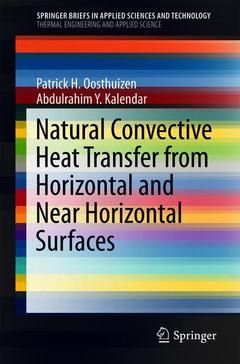 Cover of the book Natural Convective Heat Transfer from Horizontal and Near Horizontal Surfaces