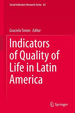 Couverture de l’ouvrage Indicators of Quality of Life in Latin America