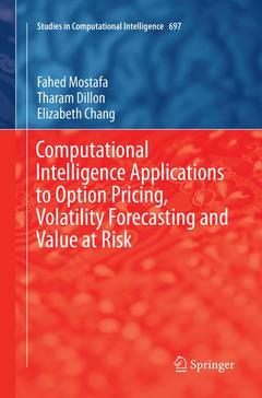 Couverture de l’ouvrage Computational Intelligence Applications to Option Pricing, Volatility Forecasting and Value at Risk