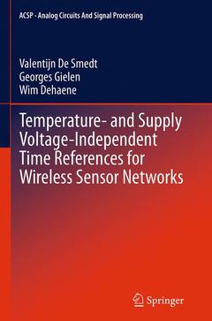 Couverture de l’ouvrage Temperature- and Supply Voltage-Independent Time References for Wireless Sensor Networks