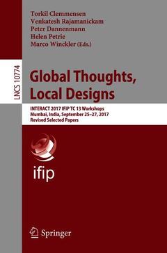 Cover of the book Global Thoughts, Local Designs