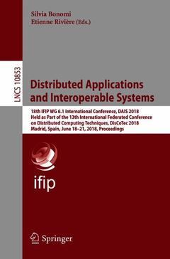 Couverture de l’ouvrage Distributed Applications and Interoperable Systems