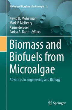 Couverture de l’ouvrage Biomass and Biofuels from Microalgae