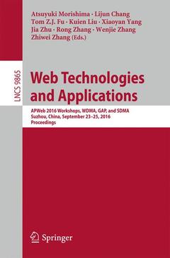 Cover of the book Web Technologies and Applications