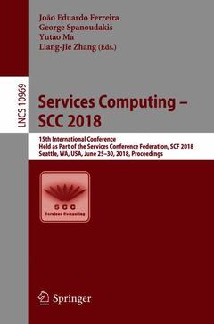 Couverture de l’ouvrage Services Computing - SCC 2018