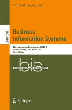 Couverture de l’ouvrage Business Information Systems