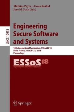 Couverture de l’ouvrage Engineering Secure Software and Systems