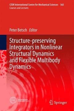 Couverture de l’ouvrage Structure-preserving Integrators in Nonlinear Structural Dynamics and Flexible Multibody Dynamics