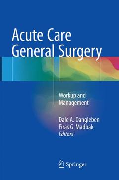 Couverture de l’ouvrage Acute Care General Surgery 