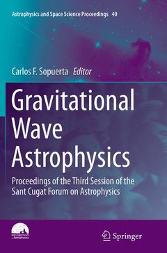 Couverture de l’ouvrage Gravitational Wave Astrophysics