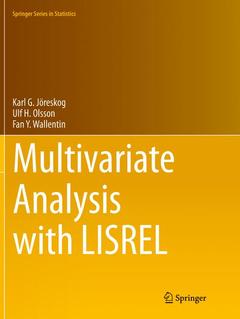 Couverture de l’ouvrage Multivariate Analysis with LISREL