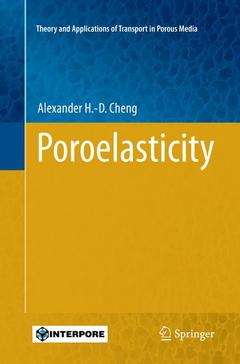 Couverture de l’ouvrage Poroelasticity