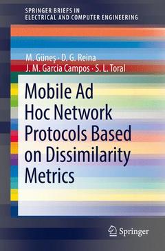 Cover of the book Mobile Ad Hoc Network Protocols Based on Dissimilarity Metrics
