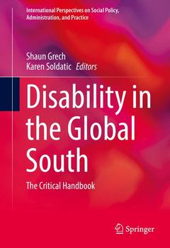 Couverture de l’ouvrage Disability in the Global South