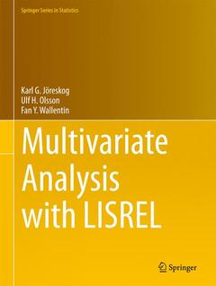 Couverture de l’ouvrage Multivariate Analysis with LISREL