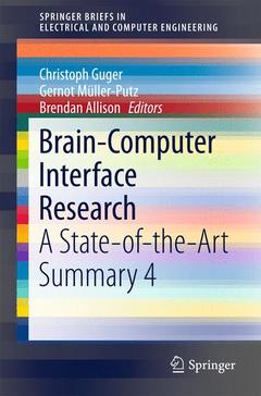 Couverture de l’ouvrage Brain-Computer Interface Research