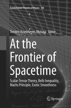 Couverture de l’ouvrage At the Frontier of Spacetime
