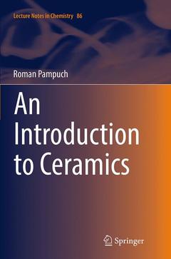 Couverture de l’ouvrage An Introduction to Ceramics