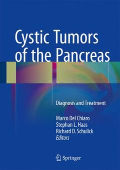 Couverture de l’ouvrage Cystic Tumors of the Pancreas