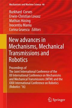 Couverture de l’ouvrage New Advances in Mechanisms, Mechanical Transmissions and Robotics