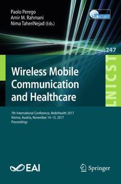 Couverture de l’ouvrage Wireless Mobile Communication and Healthcare