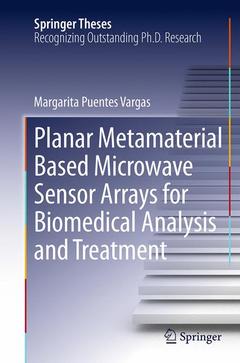 Couverture de l’ouvrage Planar Metamaterial Based Microwave Sensor Arrays for Biomedical Analysis and Treatment