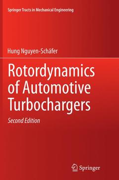 Cover of the book Rotordynamics of Automotive Turbochargers