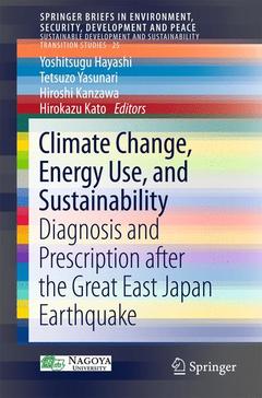 Couverture de l’ouvrage Climate Change, Energy Use, and Sustainability 