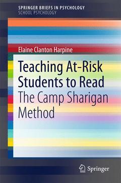 Couverture de l’ouvrage Teaching At-Risk Students to Read 