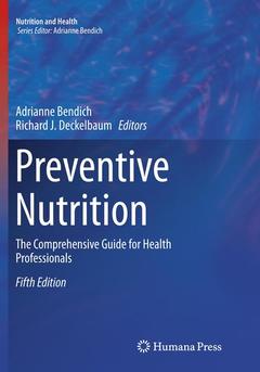 Couverture de l’ouvrage Preventive Nutrition