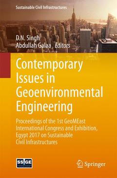 Couverture de l’ouvrage Contemporary Issues in Geoenvironmental Engineering