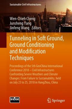 Couverture de l’ouvrage Tunneling in Soft Ground, Ground Conditioning and Modification Techniques