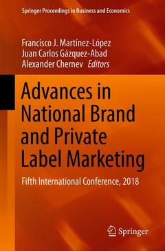 Couverture de l’ouvrage Advances in National Brand and Private Label Marketing