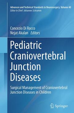Couverture de l’ouvrage Pediatric Craniovertebral Junction Diseases