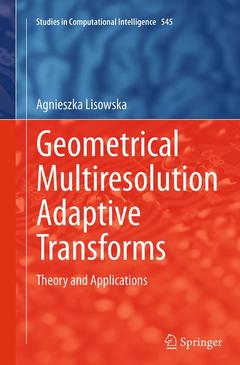 Couverture de l’ouvrage Geometrical Multiresolution Adaptive Transforms
